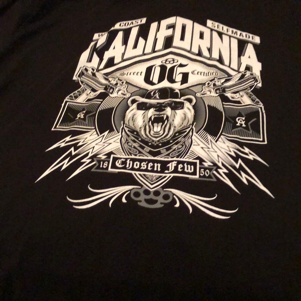 Black og California brand T-shirt
